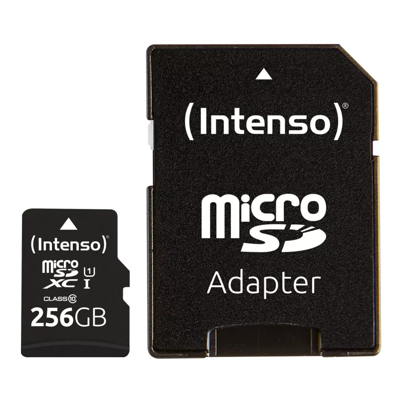 Memória flash Intenso 256 GB UHS-I microSD Performance Classe 10