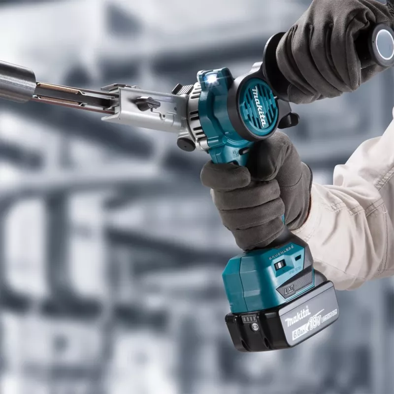 Makita DBS180Z lima de banda a bateria, 18 V, preto/azul (sem bateria)