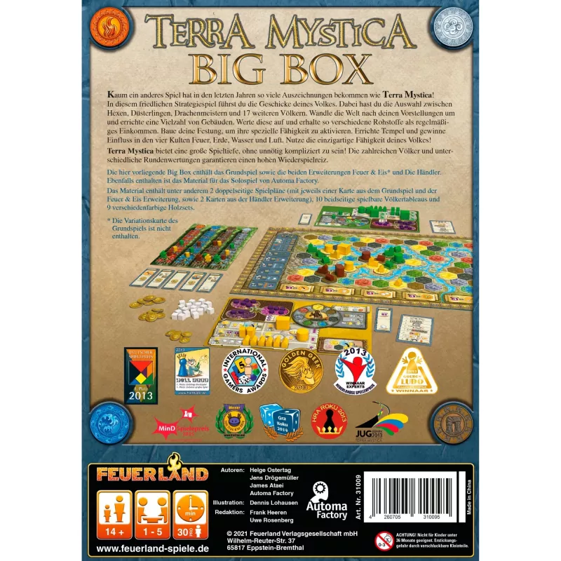 Terra Mystica Big Box, jogo de tabuleiro
