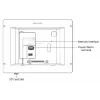 Videoporteiro Hikvision DS-KH6320-TE1, ecrã tátil capacitivo de 7 polegadas, PoE, 1024×600, MicroSD até 32 GB, Ethernet, Linux