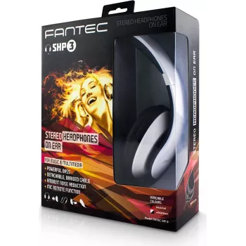 FANTEC SHP-3 - Headset - On-Ear - Isolamento acústico - branco, preto (1813)