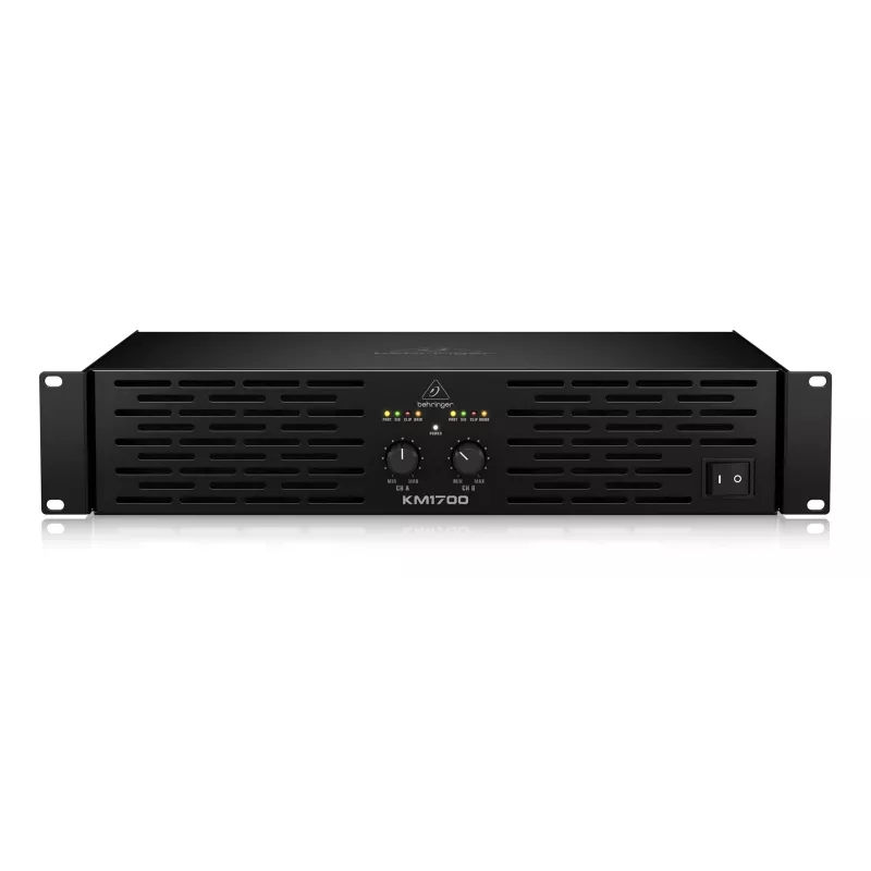 Amplificador de áudio Behringer KM1700 atuação/palco preto