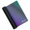 Tapete de rato gaming SAVIO Super Speed L Prism Edition — 700×300×3 mm, roxo, bordas costuradas, base antiderrapante
