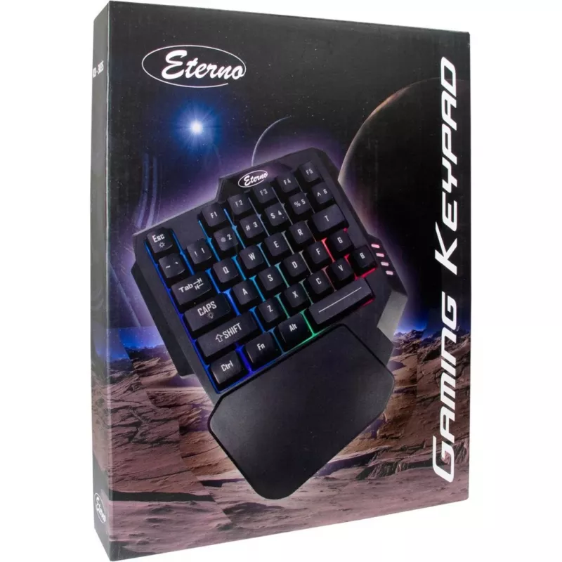 Inter-Tech KB-3035 RGB Gaming Keypad, 35 teclas, USB, preto