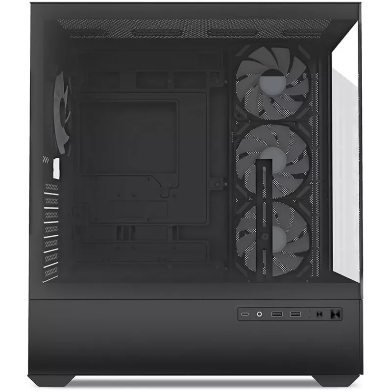 Caixa para PC Sharkoon AK6 RGB, ATX, preto