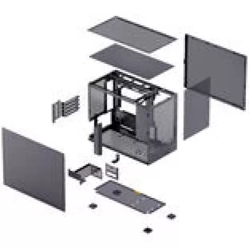 Caixa de computador Jonsbo D32 PRO Mesh mATX – preto