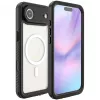 Capa 4smarts iPhone 17 Air 16,8 cm preta transparente