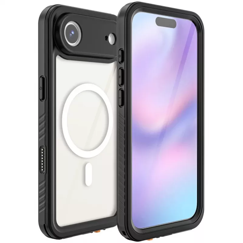 Capa 4smarts iPhone 17 Air 16,8 cm preta transparente