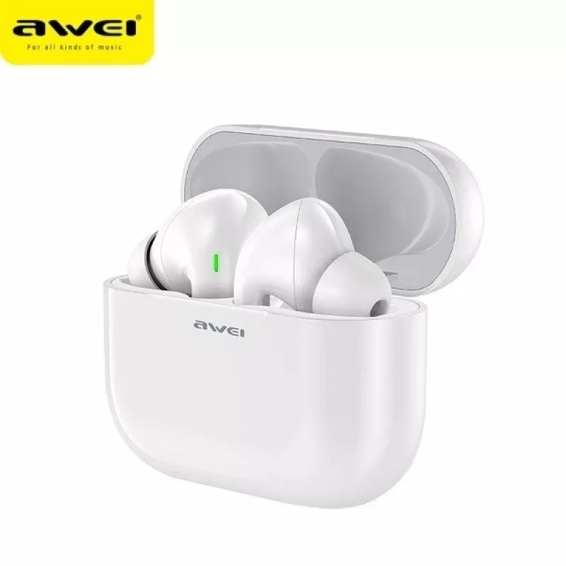 Auscultadores Bluetooth Awei T29 TWS branco