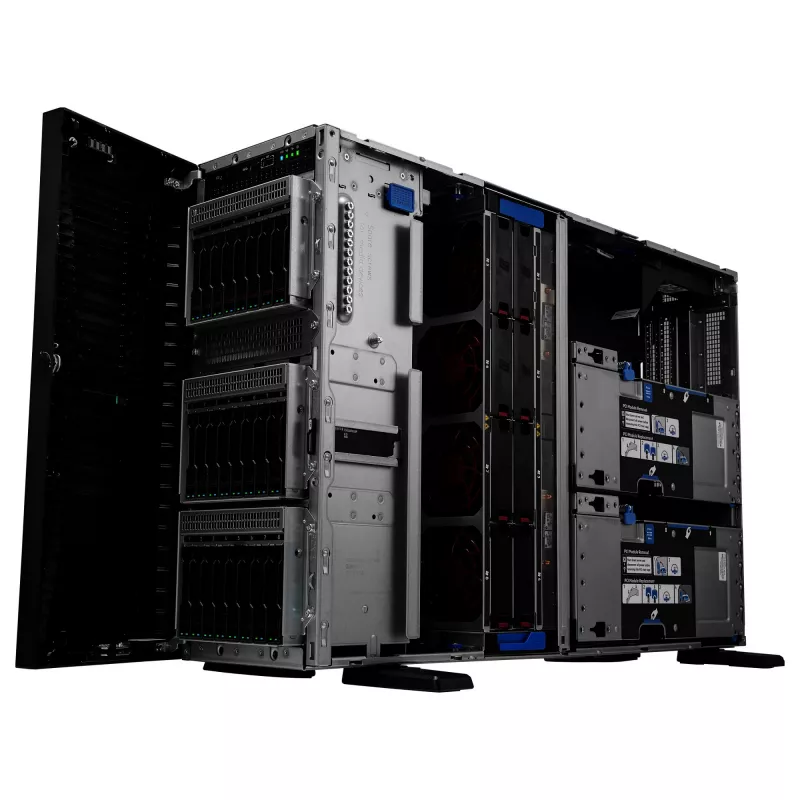 Servidor torre HP Enterprise ProLiant ML350 Gen11 Intel Xeon Silver 4510 2,4 GHz 12c 1P 64 GB DDR5 8x SFF 2x1000 W