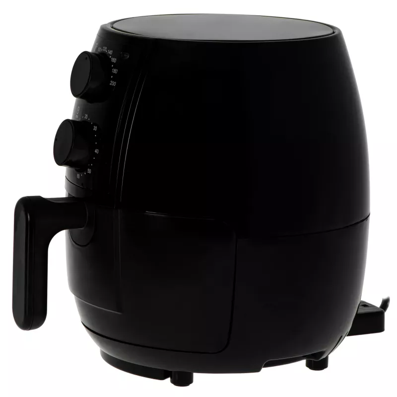 Fritadeira de ar quente Adler AD 6312 — 2,5 L, 1600 W, preta, 80–200 °C, temporizador de 60 minutos