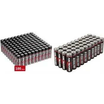 Pilha ANSMANN AA alcalina 1522-0043 — pack de 100