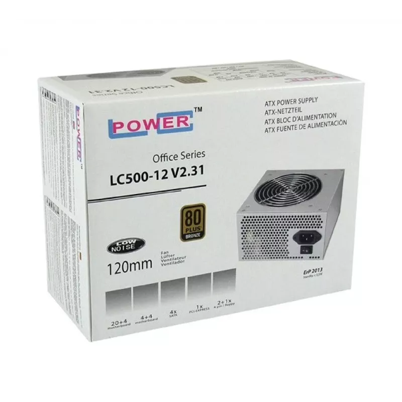 Fonte de alimentação LC-Power LC500-12 V2.31 350 W