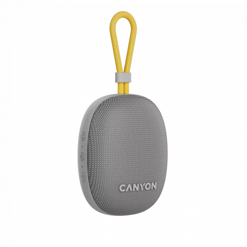 Canyon OnMove 12 - altifalante Bluetooth v5.3 portátil - 5W - TWS - IPX7 - 12 horas - carregamento USB-C