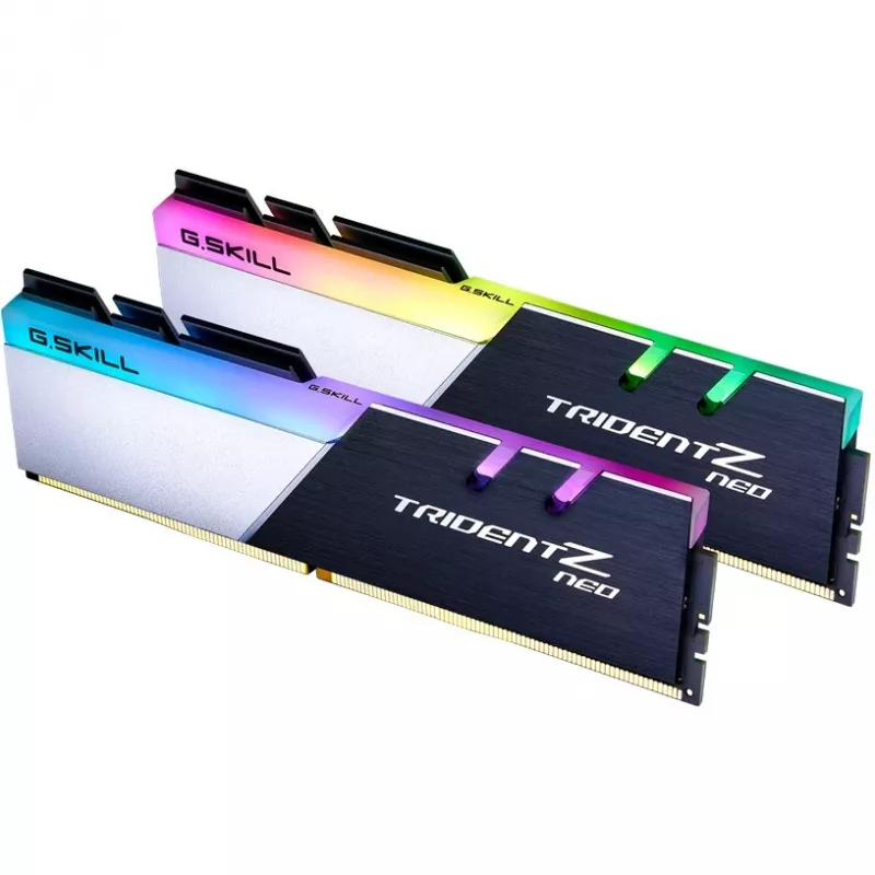 DIMM 32 GB DDR4-3600 (4x 8 GB) Quad-Kit, memória RAM F4-3600C16Q-32GTZNC, Trident Z Neo, INTEL XMP