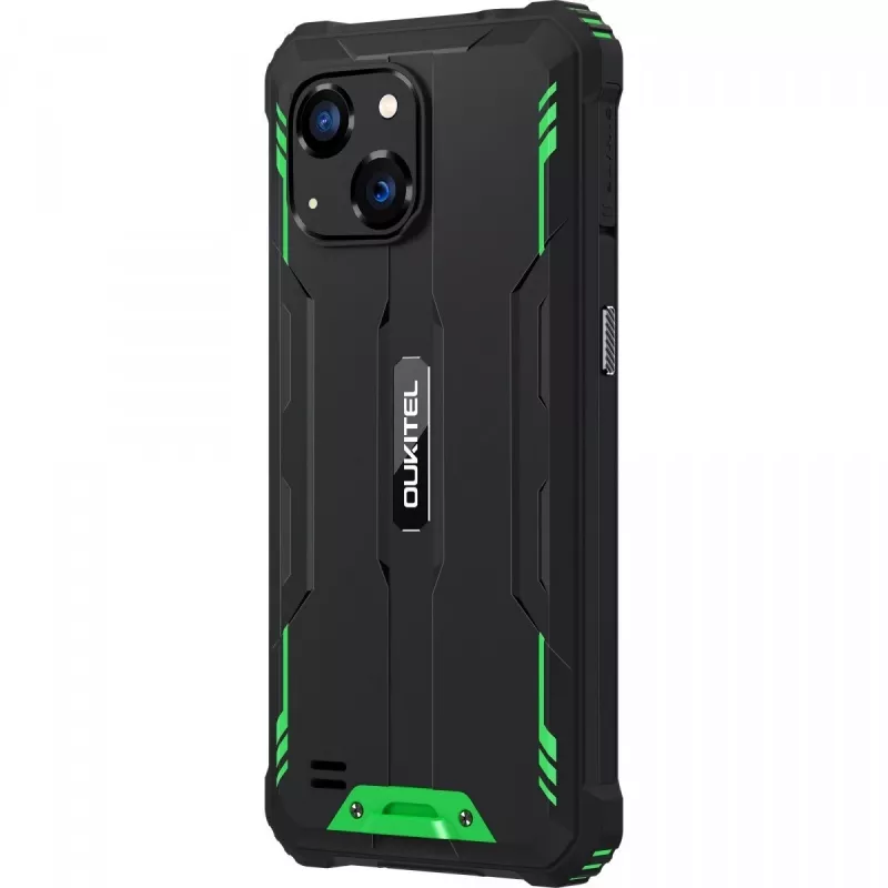Oukitel G2 smartphone 4G, 6 polegadas, 4/64 GB, 6300 mAh, IP69K, Dual SIM, Android 14, verde (sem carregador)