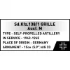 Kit de construção Cobi SD.KFZ.138/1 Grille, 720 peças, modelo de exposição