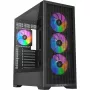 Caixa de PC Silentware Core 100 A-RGB preta — modelo CORE100Schwarz, iluminação A-RGB, formato Mid-Tower