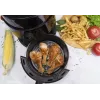 Fritadeira de ar quente PRIME3 SAF31 – 2,5 L, 1200 W, fritadeira de ar quente sem óleo, preta