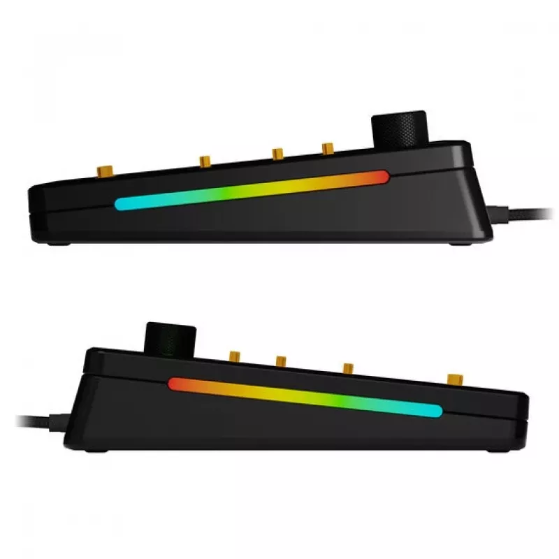 Teclado mecânico GLORIOUS GMMK 3 PRO Barebones fator de forma 75% USB RGB LED preto