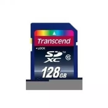 Cartão de memória flash Transcend 128 GB SDXC Classe 10 TS128GSDXC10