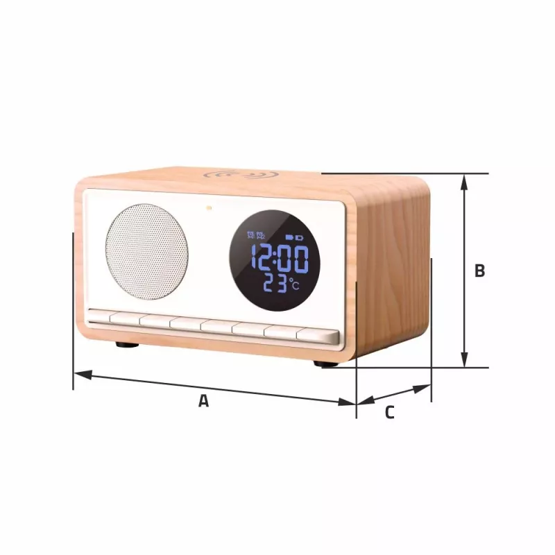 Manta RDI912W Rimini rádio-relógio, branco