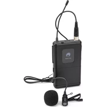 Microfone de lapela Omnitronic PORTY-8A 863,1 MHz microfone de lapela sem fios