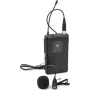 Microfone de lapela Omnitronic PORTY-8A 863,1 MHz microfone de lapela sem fios