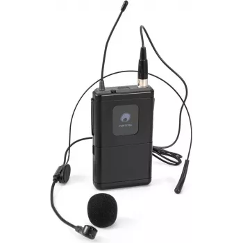 Microfone sem fios Omnitronic PORTY-8A — microfone de mão UHF 863,1 MHz