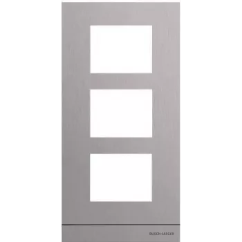 BUSCH-JAEGER 41393CF-A-03 painel frontal áudio 1/3 (2TMA200160A0033)