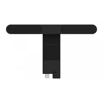 Coluna soundbar Lenovo 4XD1J05151 preta 2.0 canais 4 W