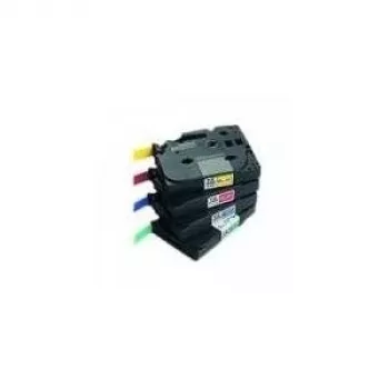 Fita de etiquetar Brother TZB31 preto sobre laranja fluorescente