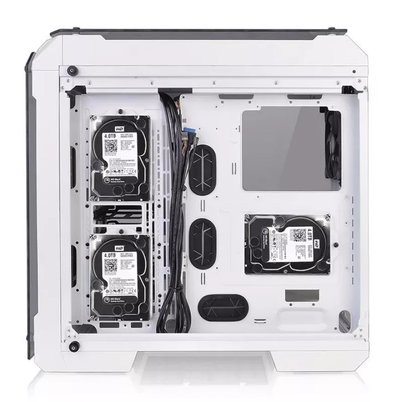 Caixa View 71 Riing Tempered Glass E-ATX Full Tower - Snow Edition