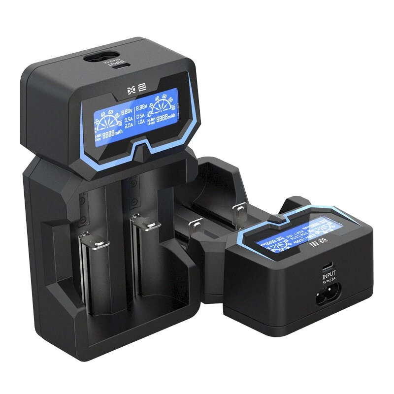 Carregador XTAR X2 para Li-Ion 18650