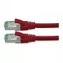 Cabo de rede ROLINE RM Cat.6A S/FTP (PiMF), vermelho, 0,5 m