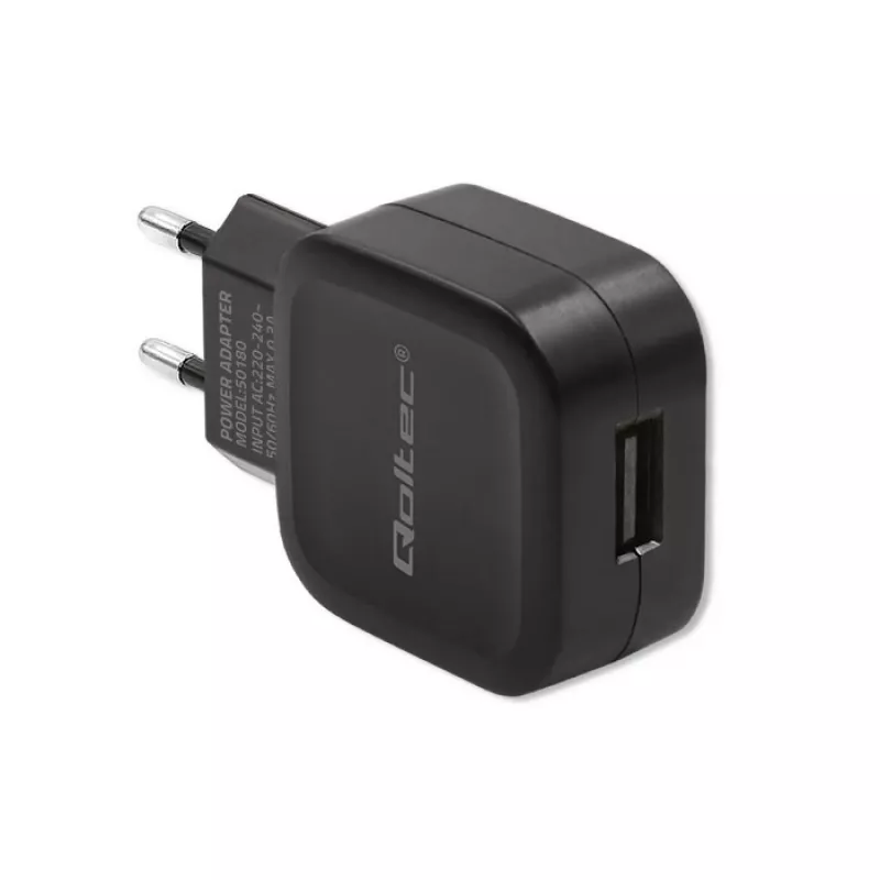 Carregador Qoltec 50180 interior AC preto
