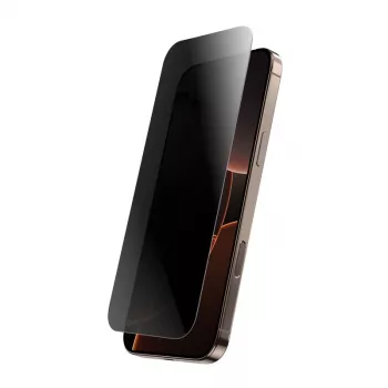 Vidro temperado com privacidade Crong para iPhone 16 Pro Max — antirreflexo, resistente a riscos