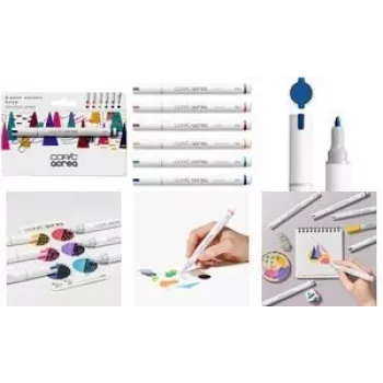 Conjunto de marcadores de layout COPIC acrea 0,8 mm, 6 unidades