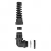 DeLOCK bucim 90° angular PG21 preto alívio de tração