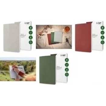 Caderno sigel RU202 A5 capa mole vermelho, 80 folhas, quadriculado