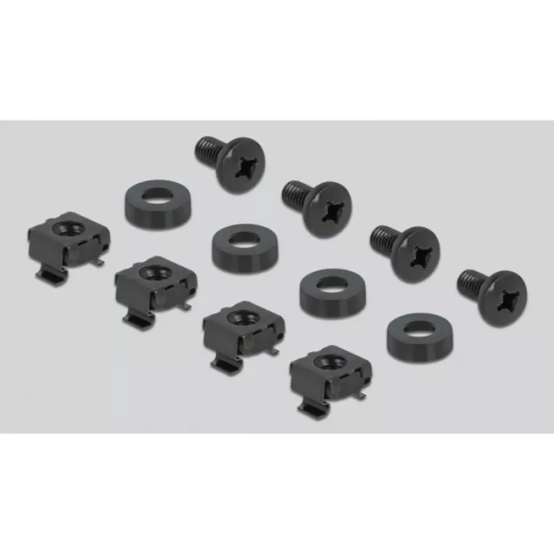 Painel de gestão de cabos DeLOCK 19 polegadas 66550 preto 1HE