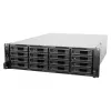Servidor NAS em rack Synology RS2825RP+ 16 baías (3U) V1780B 3,35 GHz, 8 GB DDR4, suporte HDD/SSD, cinzento