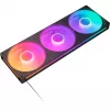 NZXT F360 RGB Core 360mm ARGB pack de 3 preto