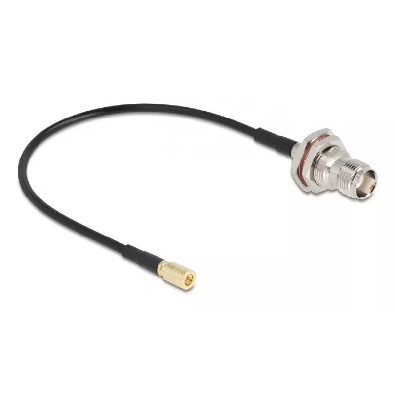 Cabo de antena Delock Conector fêmea TNC para Conector macho SMB RG-174 20 cm (90724)