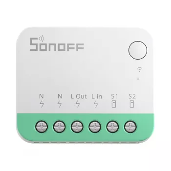 Sonoff MINIR4M Interruptor mini inteligente Wi-Fi Matter (HomeKit, SmartThings, Home Assistant).