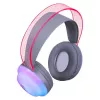 Defender FreeMotion B651 63651 auscultadores sem fios supra-auriculares, Bluetooth 5.3, retroiluminação RGB, 20–20000 Hz, 105 dB, USB-C, AUX, brancos