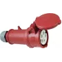 Conector fêmea CEE MENNEKES 16A 5 polos vermelho (30236340)