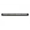 Patch panel vazio 24 portas 1U 19 polegadas FTP para módulos keystone preto