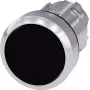Siemens Botão de pressão Anel frontal metal, alto brilho, atuador plano preto SIRIUS ACT 3SU1050-0AB10-0AA0 1 unid. (3SU1050-0AB10-0AA0)