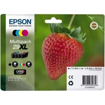 Epson Strawberry 29XL tinteiro CMYK 1 unid. original alto rendimento (XL) preto, ciano, magenta, amarelo
